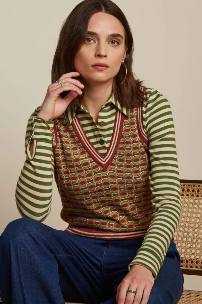 King Louie Tops & Shirts<Spencer Groovy Henna Red