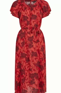 King Louie Jurken<Talia Dress Marlow Fiery Red