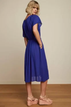 King Louie Jurken<Talia Dress Vilette Deep Blue