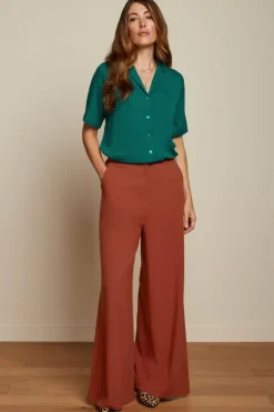 King Louie Blouses<Tex Blouse Burla Eden Green
