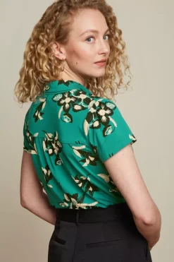 King Louie Blouses<Tex Blouse Coraza Eden Green