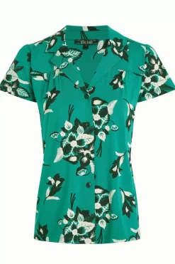 King Louie Blouses<Tex Blouse Coraza Eden Green