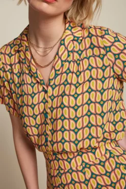 King Louie Blouses<Tex Blouse Funky Lapis Blue