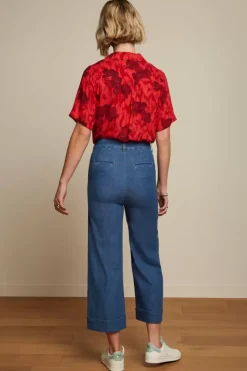 King Louie Blouses<Tex Blouse Marlow Fiery Red