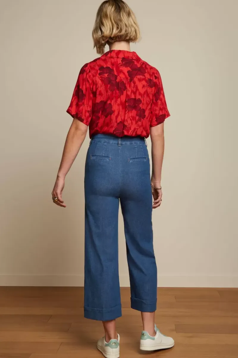 King Louie Blouses<Tex Blouse Marlow Fiery Red