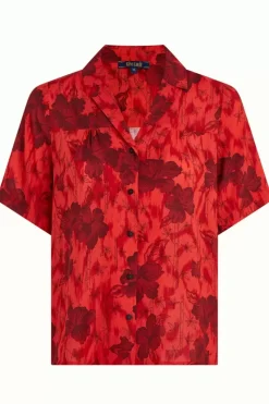 King Louie Blouses<Tex Blouse Marlow Fiery Red