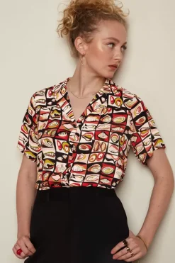 King Louie Blouses<Tex Blouse St Vincent Black