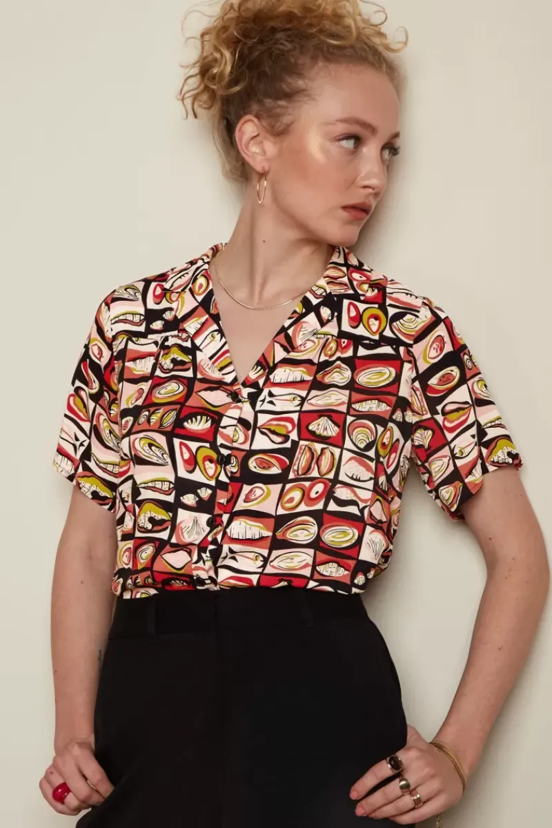 King Louie Blouses<Tex Blouse St Vincent Black
