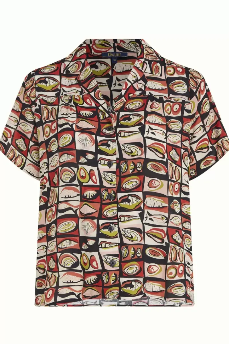 King Louie Blouses<Tex Blouse St Vincent Black