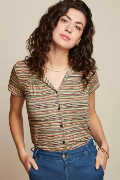 King Louie Blouses<Tex Blouse Trinidad Ponderosa Green