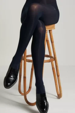 King Louie Vintage Accessoires<Tights Micro Night-Sky Blue
