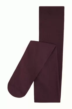 King Louie Vintage Accessoires<Tights Solid Grape Red