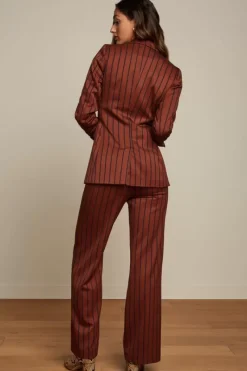 King Louie Jassen & Blazers<Tina Blazer Cubano Stripe Patina Brown