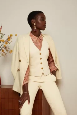 King Louie Jassen & Blazers<Tina Blazer Simonet Vanilla Cream