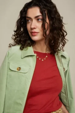 King Louie Jassen & Blazers<Twiggy Jacket Babyrib Basil Green