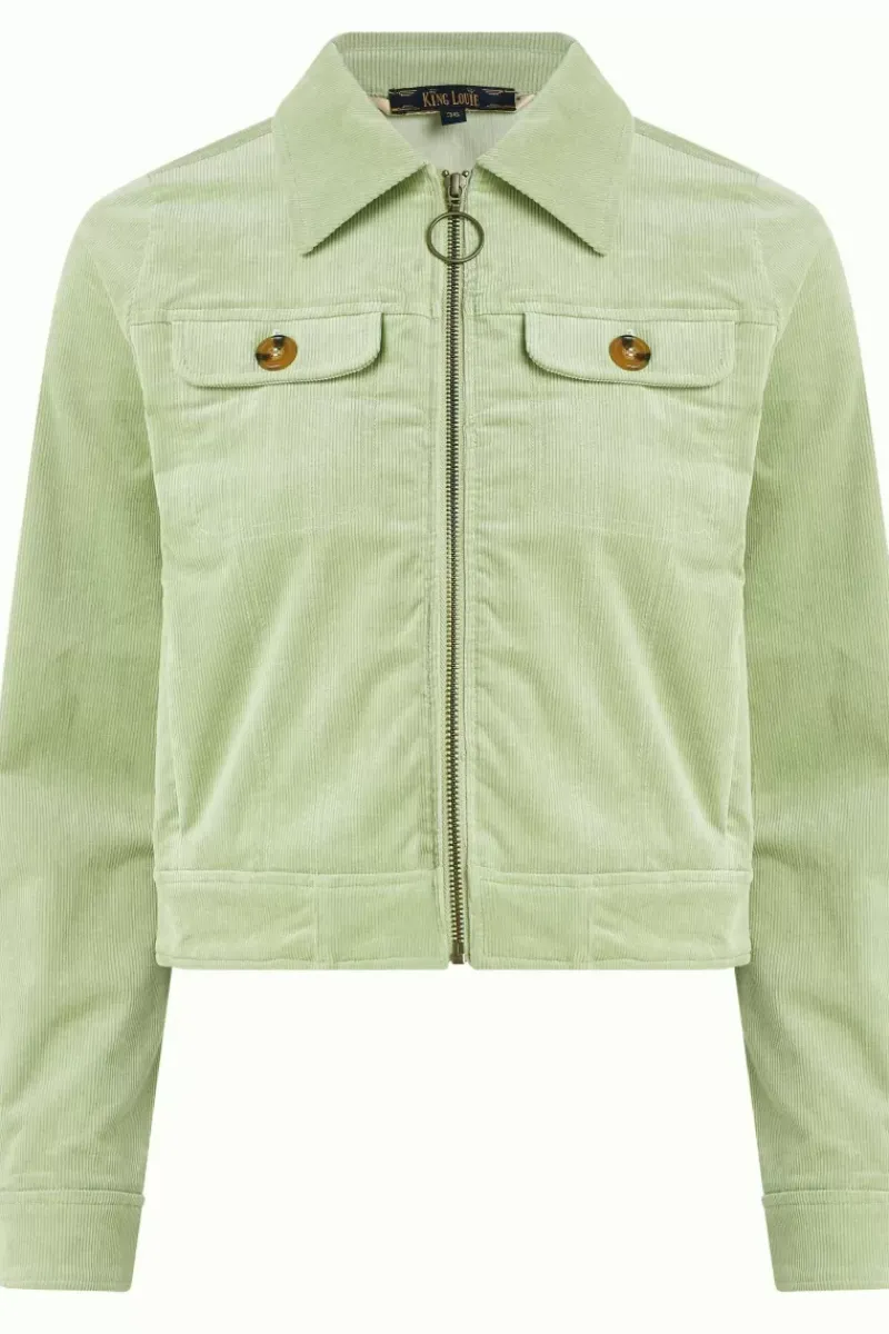King Louie Jassen & Blazers<Twiggy Jacket Babyrib Basil Green