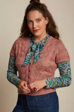 King Louie Vesten<V Button Top Farfalle Rosette