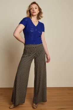 King Louie Vesten<V Button Top Farfalle Midnight