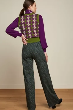 King Louie Tops & Shirts<V Neck Spencer Briolette Posey Green