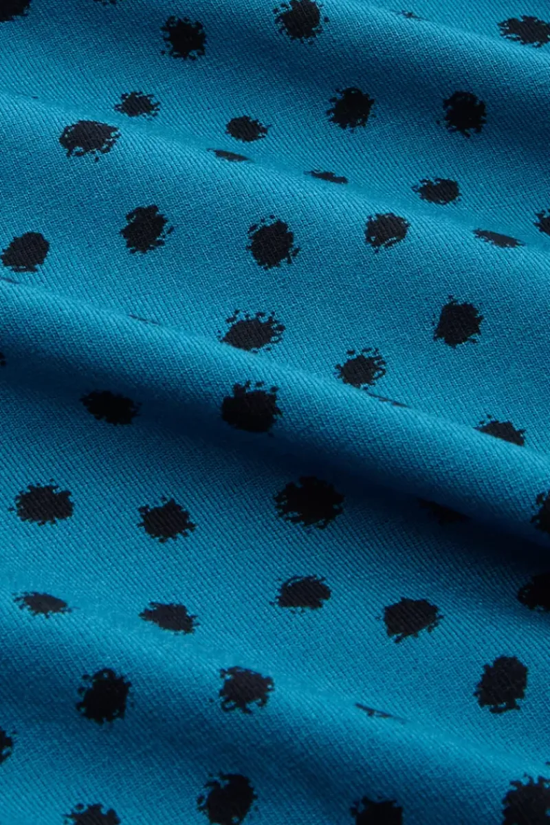 King Louie Tops & Shirts<Vicky Ruffle Top Farola Bay Blue
