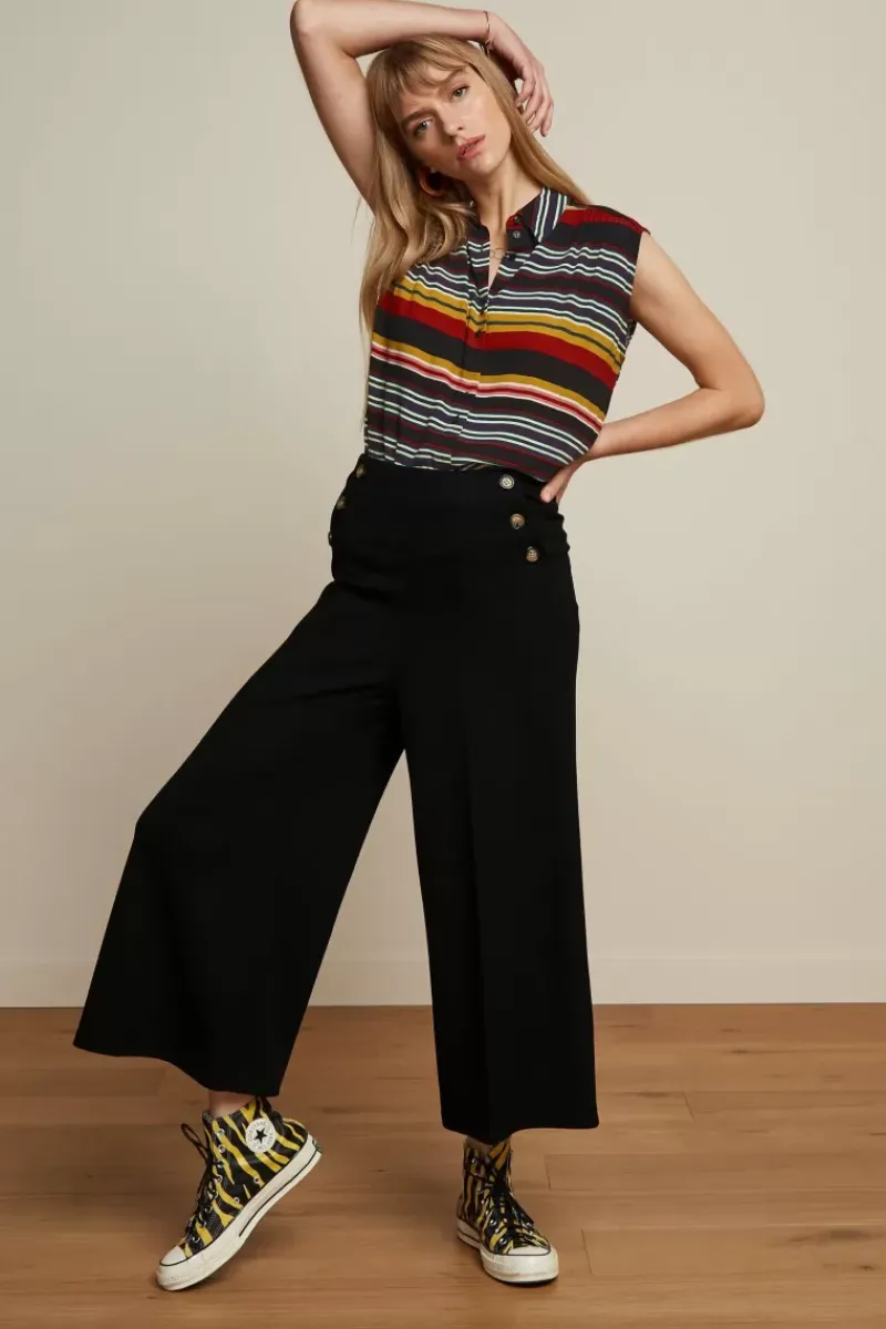 King Louie Blouses<Viv Blouse Maxim Stripe Black