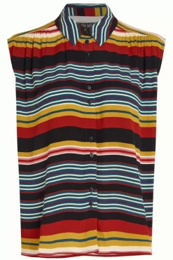 King Louie Blouses<Viv Blouse Maxim Stripe Black