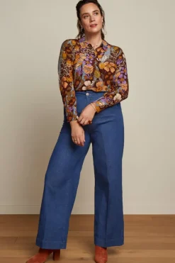 King Louie Blouses<Winona Blouse Nifty Rum Brown