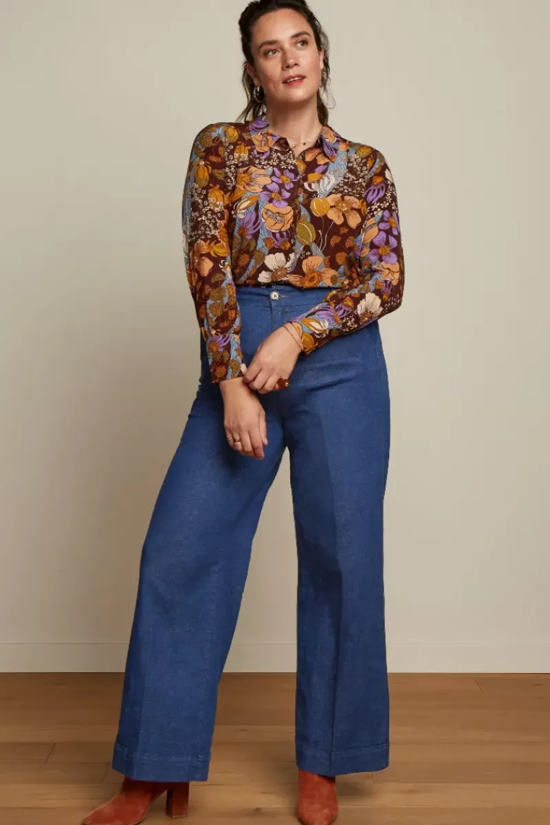 King Louie Blouses<Winona Blouse Nifty Rum Brown