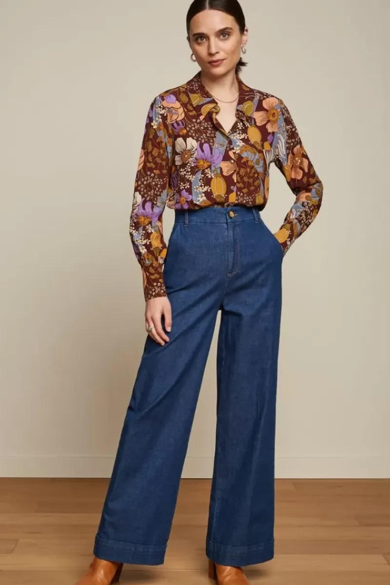 King Louie Blouses<Winona Blouse Nifty Rum Brown