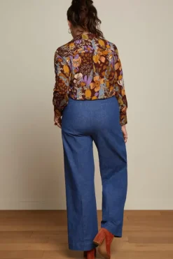 King Louie Blouses<Winona Blouse Nifty Rum Brown