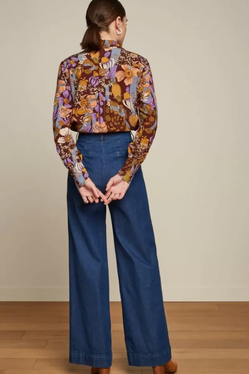 King Louie Blouses<Winona Blouse Nifty Rum Brown
