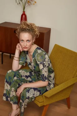 King Louie Jumpsuits<Zita Jumpsuit La Romana Ink Blue
