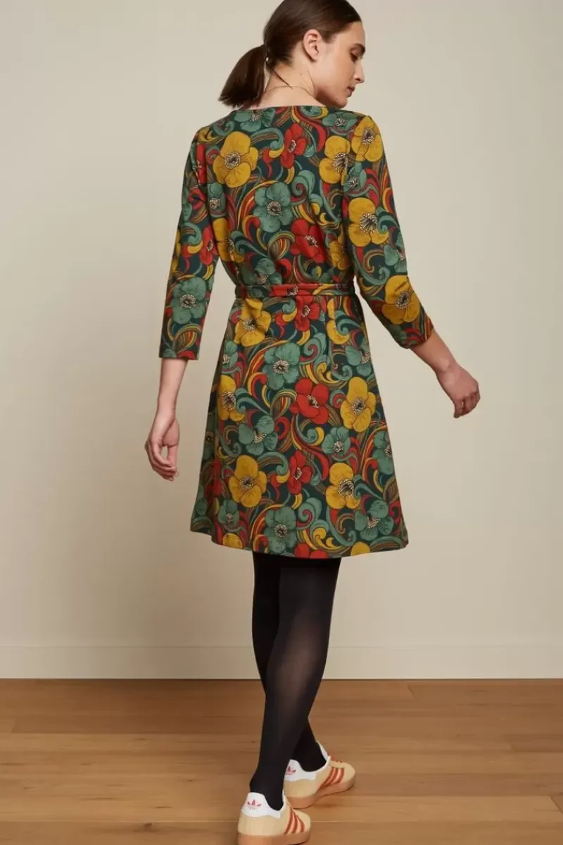 King Louie Jurken<Zoe Dress Uptown Pine Green